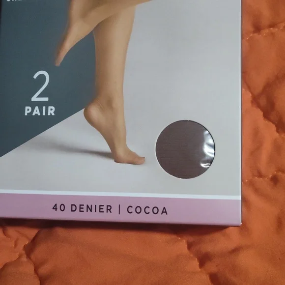 Impressions Sheer High Support Tights - Cocoa - Picture 2 of 7